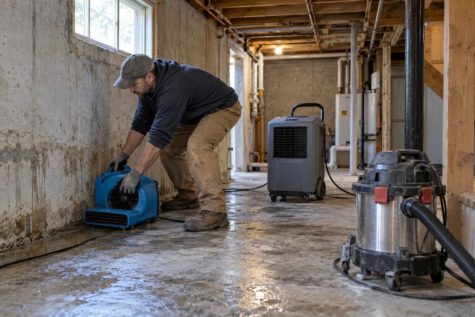 Water Extraction & Structural Drying in Dayton, OH